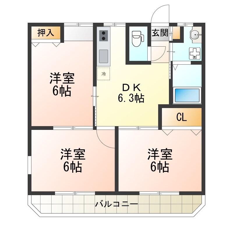 アドリームSの物件間取画像