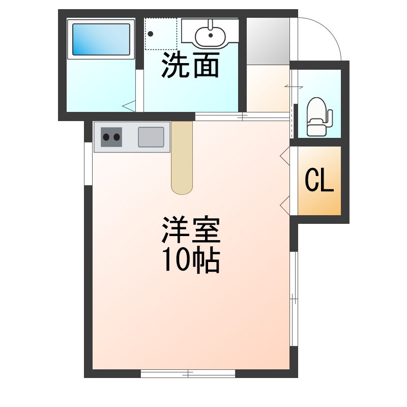 フォーブル十日町の物件間取画像