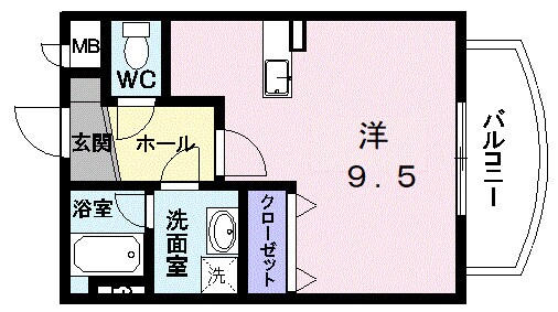 サンパティ－ク相生の物件間取画像