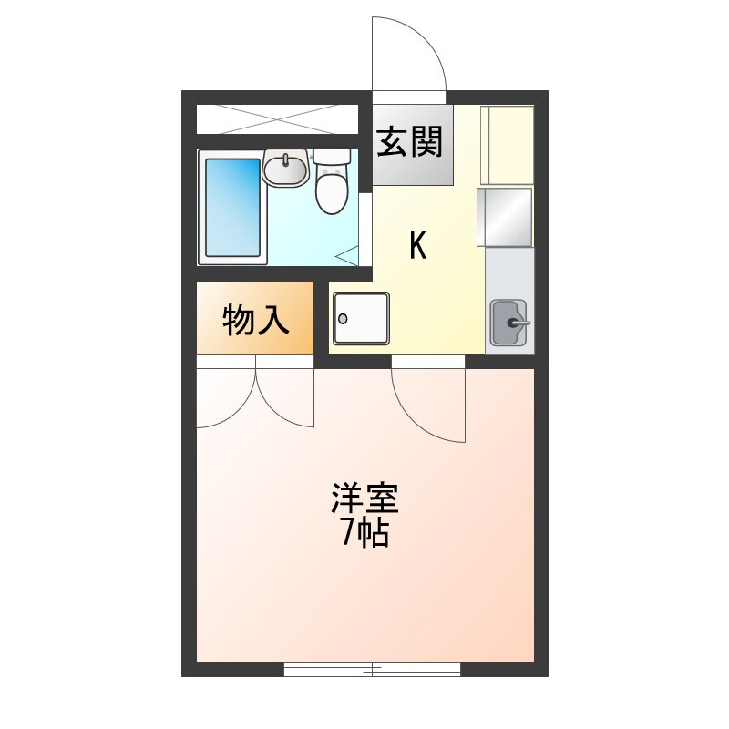 スペースＹＯＵの物件間取画像