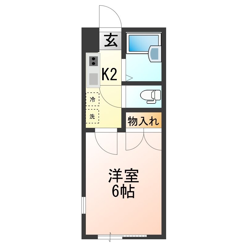オリーブ東原の物件間取画像