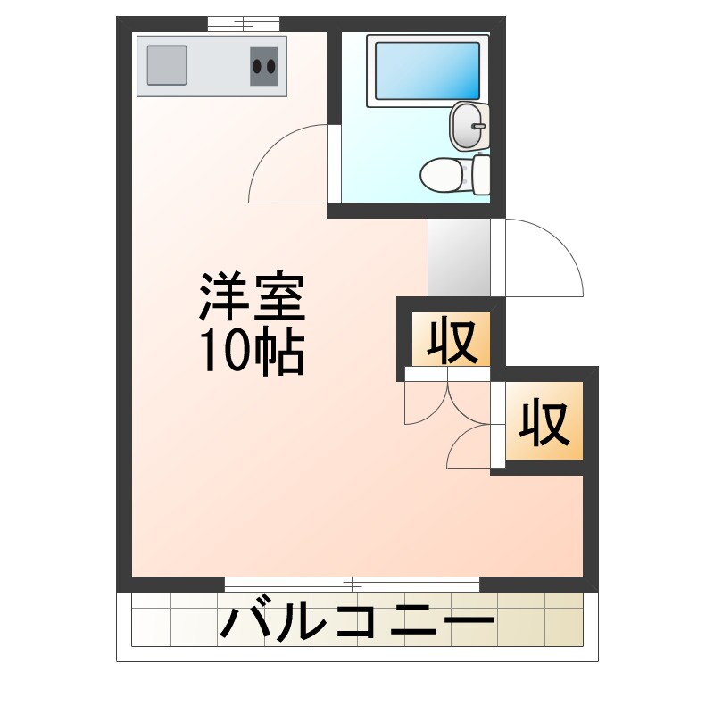 半田コーポの物件間取画像