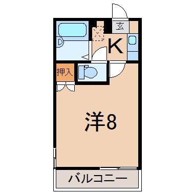 サカノビルの物件間取画像
