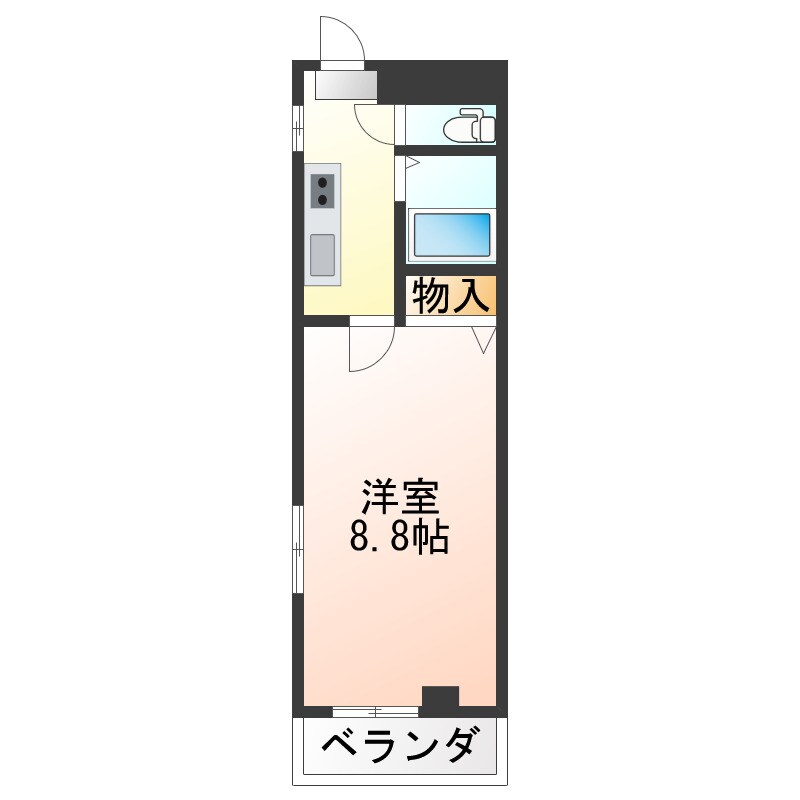 プロシード十日町の物件間取画像