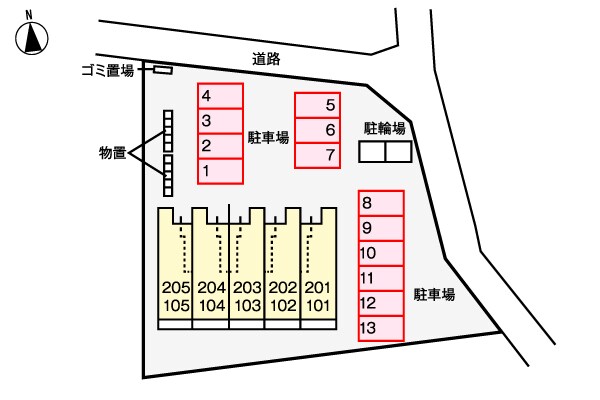 コンフォートハウスの物件外観写真