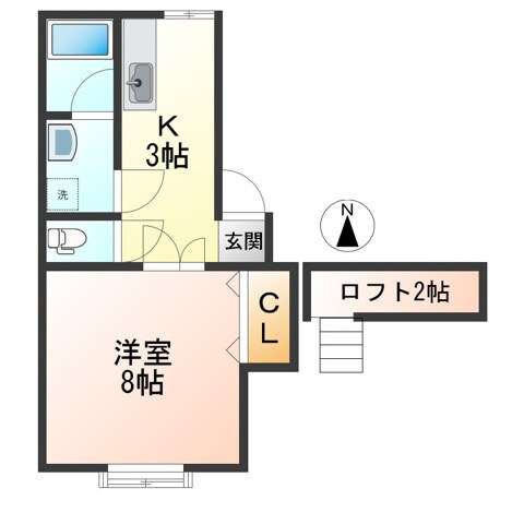 ダイヤ14鈴川の物件間取画像