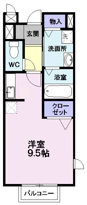 ペアフィ－ルドの物件間取画像