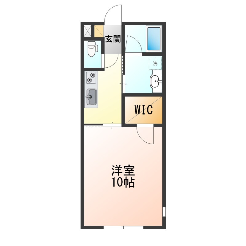 クレスト青柳の物件間取画像