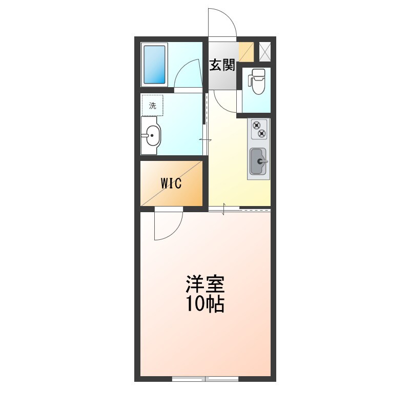 クレスト青柳の物件間取画像