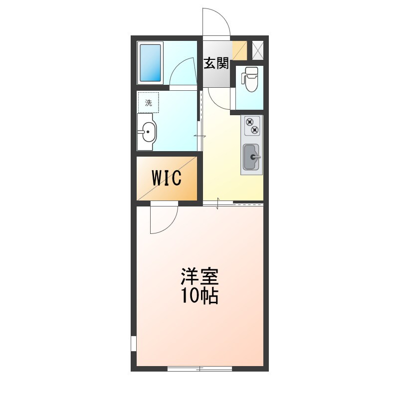 クレスト青柳の物件間取画像