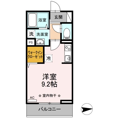 バレンタインハウス温泉町の物件間取画像