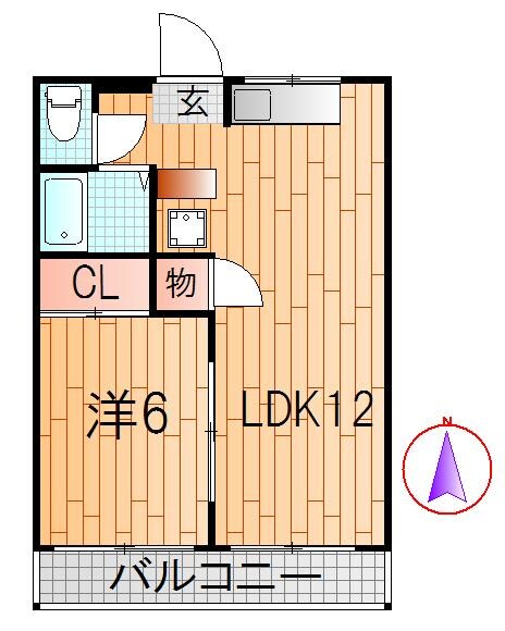 ラビットハウスみるだろーこの物件間取画像