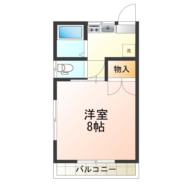 コーポ長橋の物件間取画像