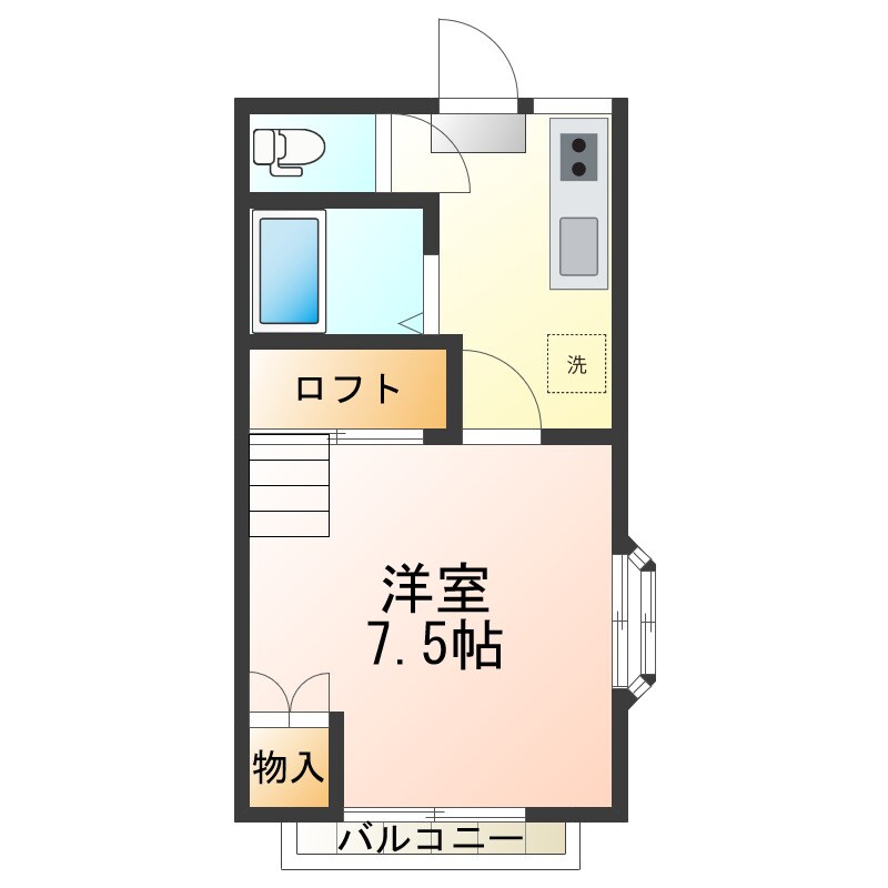 Angelic　Aの物件間取画像