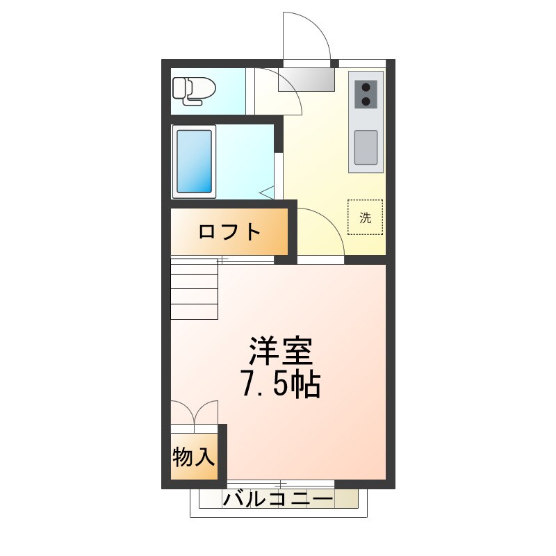 Angelic　Aの物件間取画像