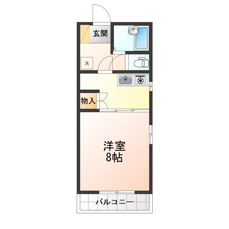 クレールⅢの物件間取画像