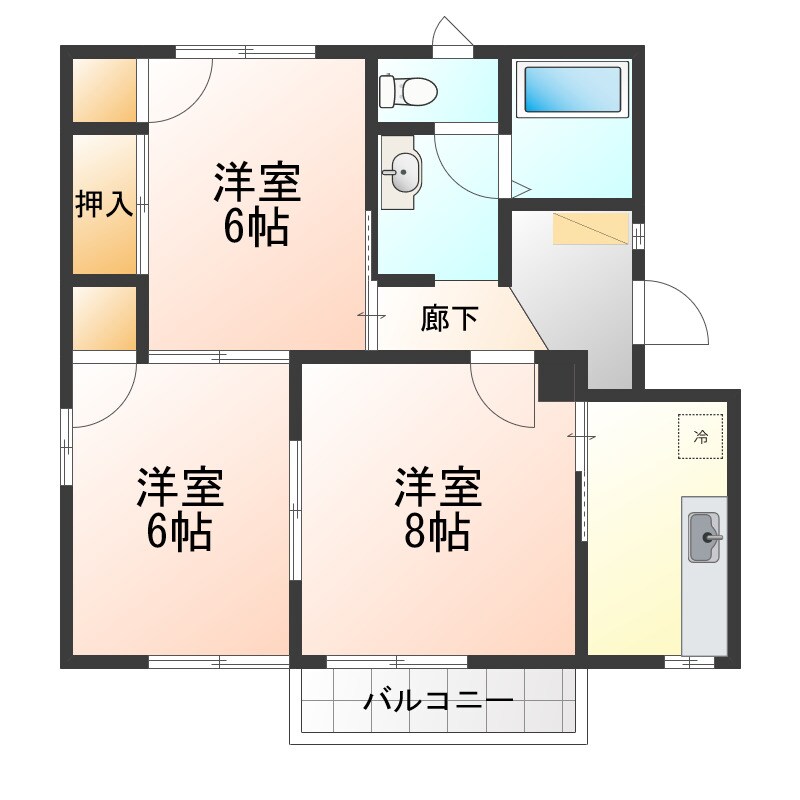 ファミリーヴィレッジ310Eの物件間取画像