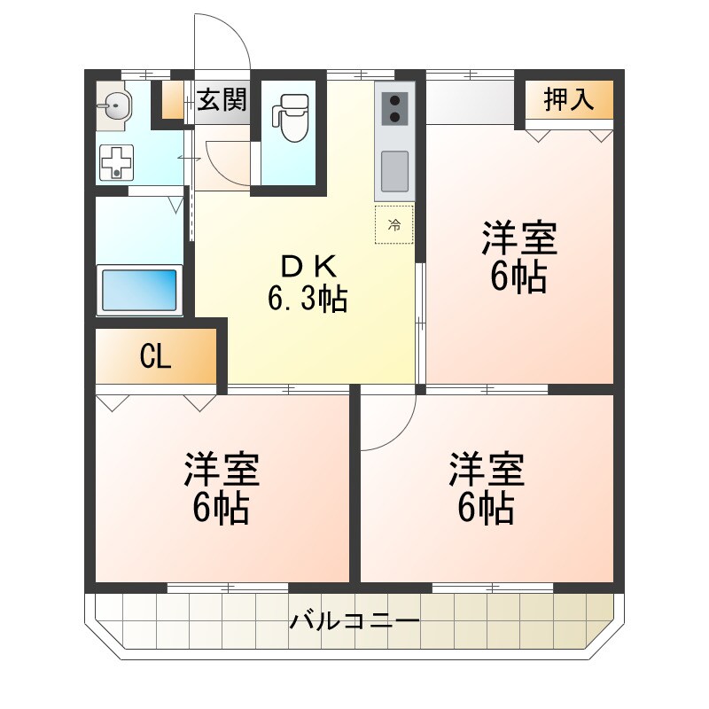 アドリームSの物件間取画像