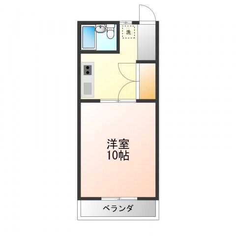 せのコーポの物件間取画像