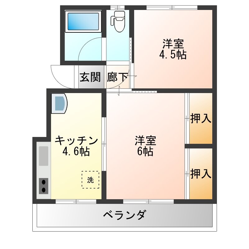 秀山ビルの物件間取画像