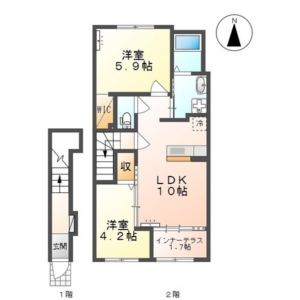ラ・レコルトの物件間取画像