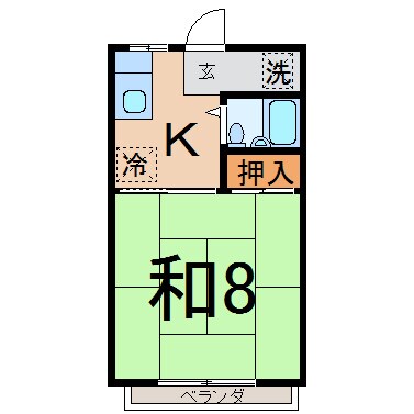アーバンハイツの物件間取画像