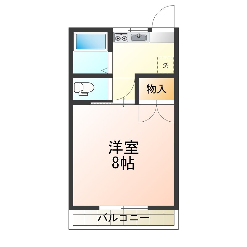 コーポ長橋の物件間取画像