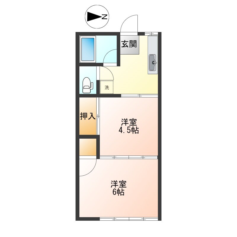 エトワール長町の物件間取画像