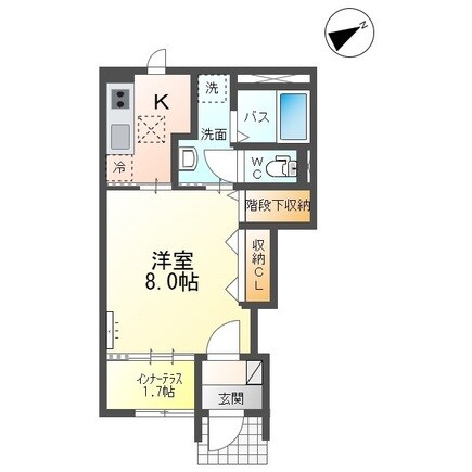 仮）山形市山家町 アパート新築工事の物件間取画像