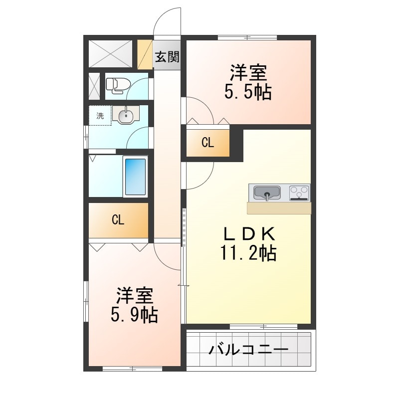 J-003の物件間取画像