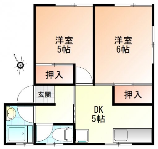 コーポ清江の物件間取画像