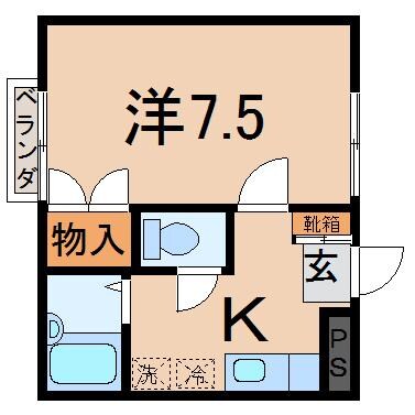 オアシス2の物件間取画像