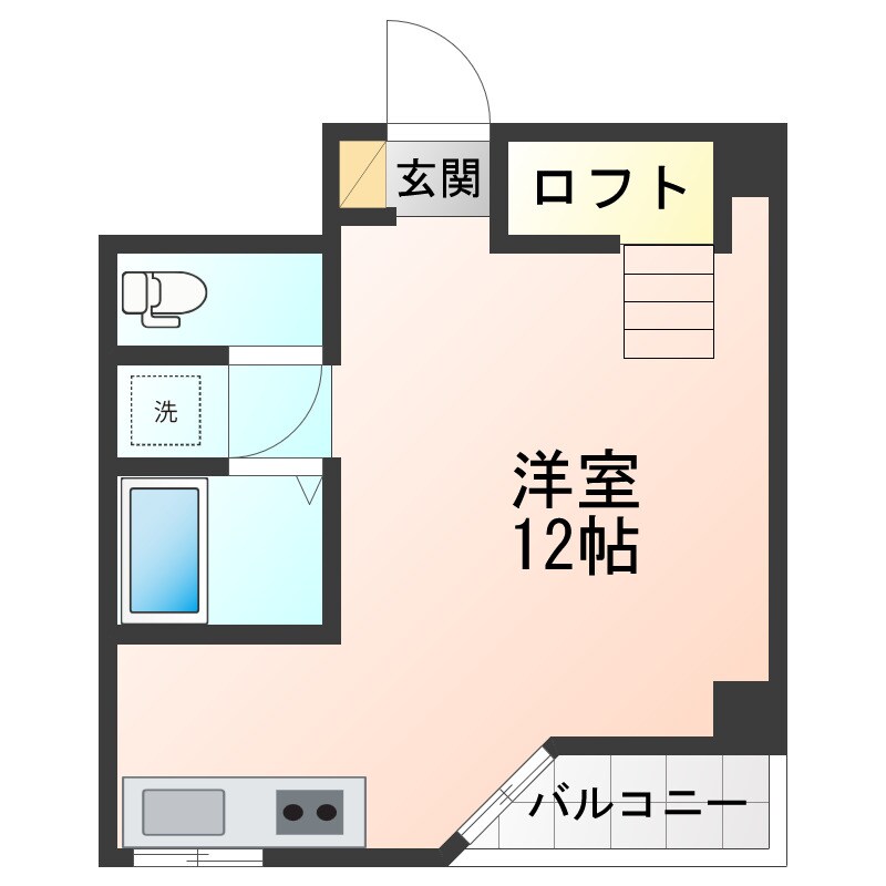 セントラルコーポ大築の物件間取画像