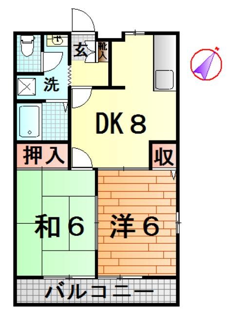 センティアムタナカの物件間取画像