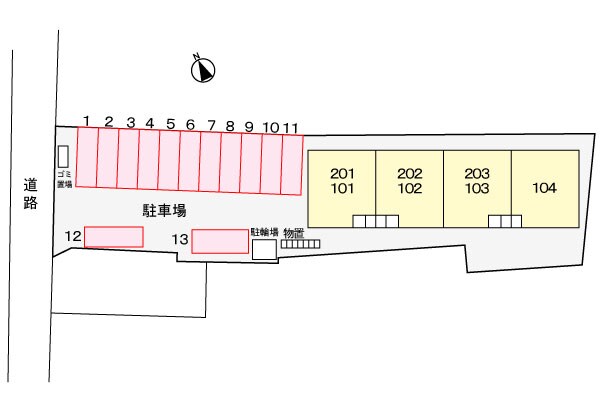 メゾン・ボヌールの物件外観写真