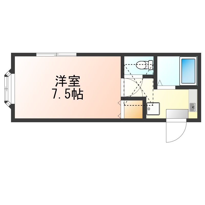 ヴィレッジマツナミ２１の物件間取画像