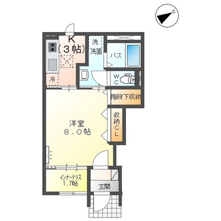 ベルクレールの物件間取画像