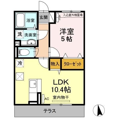 グリーンヒルズ Ⅰの物件間取画像