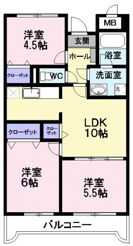 アビタシオンＩ・Ｓ・Ｙの物件間取画像