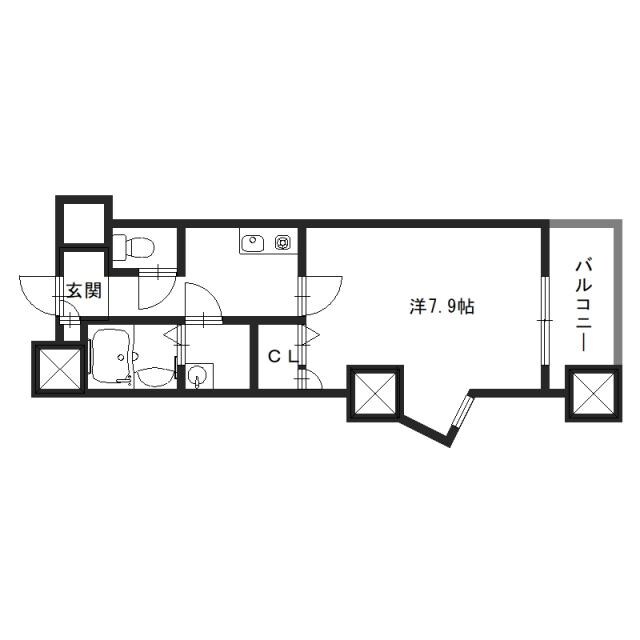 レジデンスＭ姫路の物件間取画像