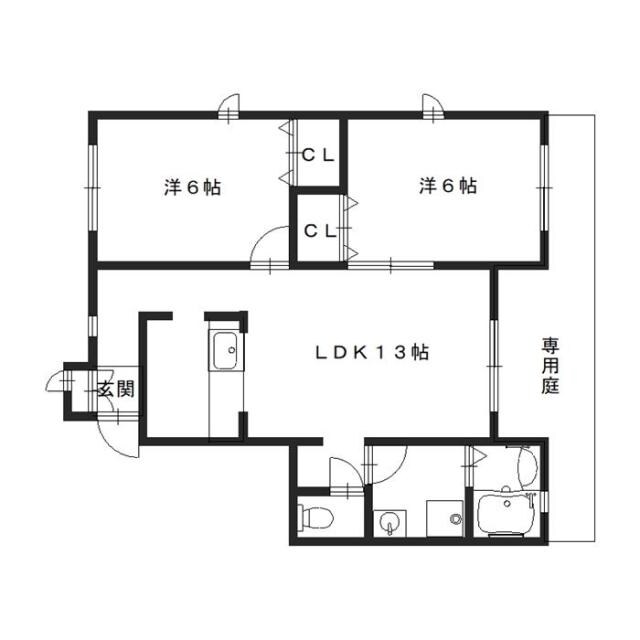ルシエール本城の物件間取画像