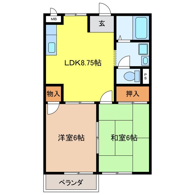 Ｋ`Ｓ　ＨＯＵＳＥの物件間取画像