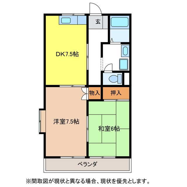 フレックス羽島の物件間取画像