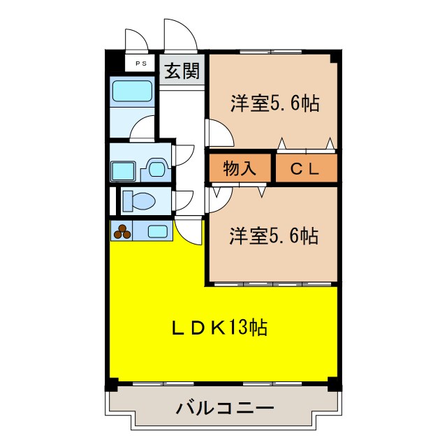 ワンブリッジ21-Ｂの物件間取画像