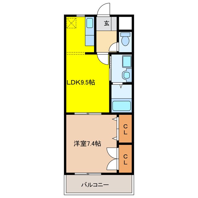 あすかⅡの物件間取画像