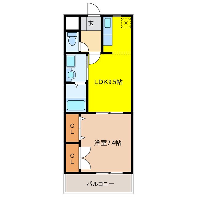 あすかⅡの物件間取画像