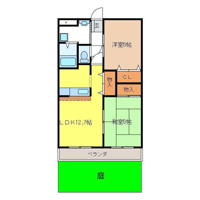 アムールの物件間取画像