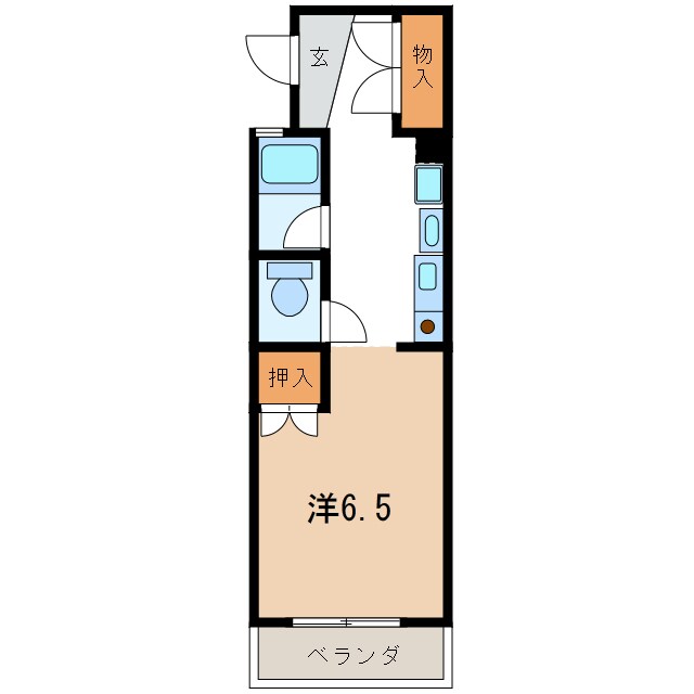 べレッツァ岐阜の物件間取画像