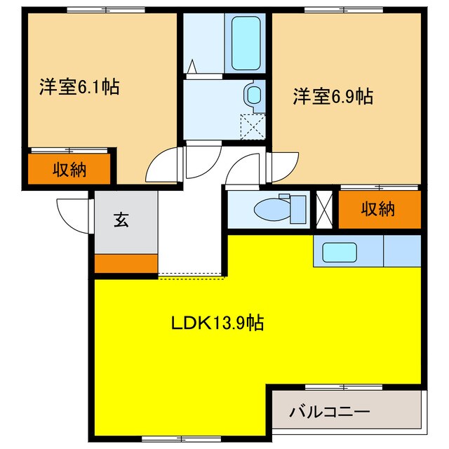 PLASIRの物件間取画像