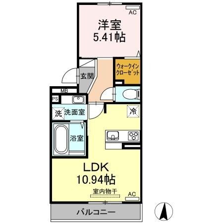 アンファン　ウルーの物件間取画像